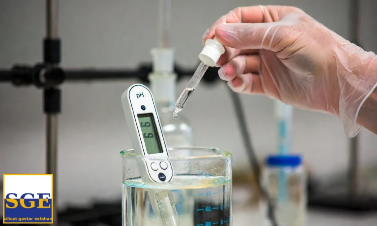 تنظیم pH محلول هیدروپونیک بعد از افزودن سیلیکات