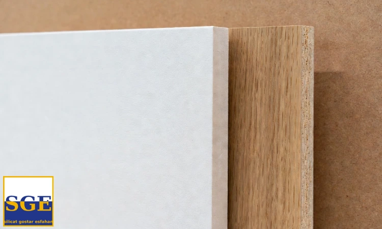 پتاسیم سیلیکات در پوشش‌ های معدنی مات یا سوپرمات برای چوب و MDF