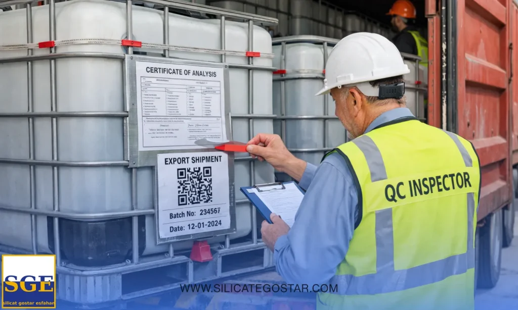 معیارهای کیفیت سیلیکات پتاسیم مایع صادراتی