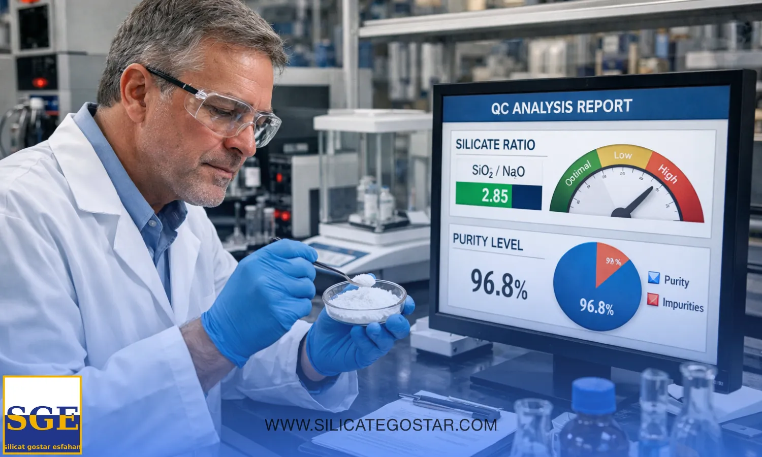 چطور ریشیو و خلوص، بهترین نوع سیلیکات پودری برای کاشی سازی را تعیین می کند؟