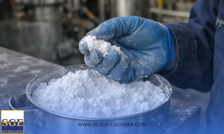 تاثیر ریشیو در کارایی سیلیکات پتاسیم پودری