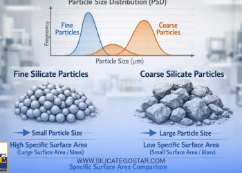 تاثیر اندازه ذرات در عملکرد سیلیکات پودری